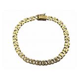 14k Heavy Link Bracelet