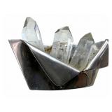 Mexican Sterling & Quartz Points Brooch