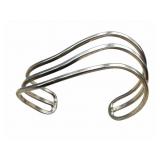 Mexican Sterling Freeform Cuff Bracelet