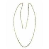 14k Italian Figaro Chain Necklace