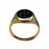 10k 1961 Onyx Class Ring