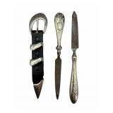 Sterling MM Rogerï¿½s Belt Set & Sterling Handles