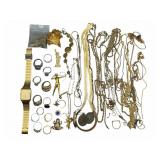False & gold plated jewelry