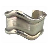 Taxco Mexican Silver Large Cuff Bracelet