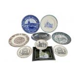 Pennsylvania Transferware Souvenir Plate Set