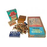 Handy Andy Tool Chest & 1970s Household Items