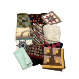 Knit, Crochet Blankets & Quilted Pieces