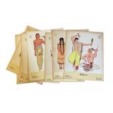 11 WPA MEP Native Tribe Silkscreen Prints