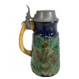 Antique Majolica Syrup Pitcher