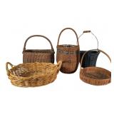 5 Baskets with Different Designs