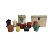 Painted Tinware Storage & Utility Tinware