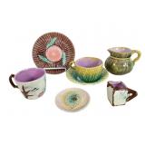 Late 19th Century Majolica Set by Griffin