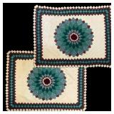 Hand Stitched Giant Dahlia Quilts
