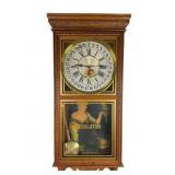 Sessions Oak Cased Calendar Regulator Clock