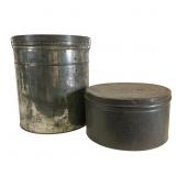 Large Tin Canisters