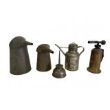 Oil Cans & Gasoline Blowtorch Assortment