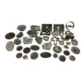 Vtg Tin Cookie Cutters & Molds