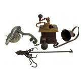Coffee Grinder, Bell, Cherry Seeder & Iron