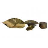 Brass Scale Baskets, Scoop & Pierced Brass