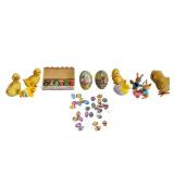 Easter Decorations with Lefton Ducks & German