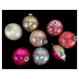 8 Vintage Ornaments