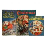 3 Vintage Night Before Christmas Books