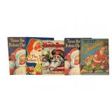 Five Vintage Christmas Books