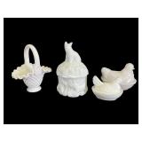 Milk Glass Grouping