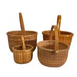 4 Nantucket Lightship Swing Baskets