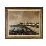 Modernist Oil on Canvas Landscape