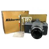 Nikkormat FTn 35mm SLR w/50mm 2.0 Nikkor HC