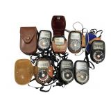 7 Weston Master & Diamond Light Meters 1945