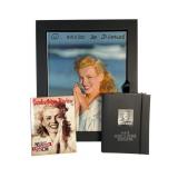 Large Marilyn Boxed Book & Marilyn Monroe LMT