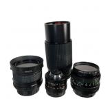 Minolta, Canon, Albinar & Tokina Camera Lense