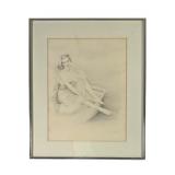 John A Calabrese "Tuesday Blue" Pencil 1978