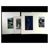 4 Chuck Bress Sports Photographs, 16x20