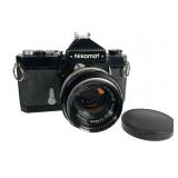 All Black Nikomat FT SLR Camera & 50mm Lens