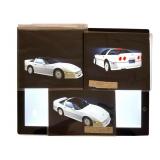 3 White Corvette 1999 8x10 Color Transparencies