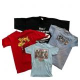 4 Music Shirts Including KISS