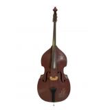 LIDL Upright Bass Model 1014, Flames & Art