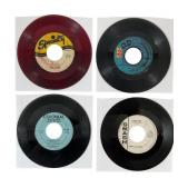 Four Collectible 45 RPM Singles
