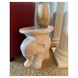 Ceramic Garden Elephant with Candle