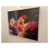 Large Framed Floral Print