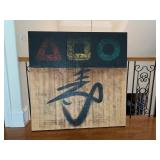 Bustamonte Signed Large Modern Painting