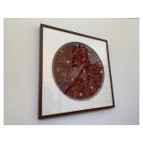Framed Rose Petal Artwork