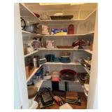 Contents of Pantry: Cookware, Serveware etc...