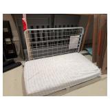 Gray Wooden Childï¿½s Cradle, Needs Assembly