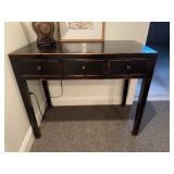 Asian Style Three Drawer Desk
