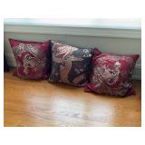 Three Dragon Decorative Pillows