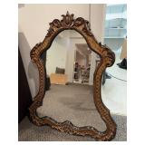 Modern French Style Ornate Hanging Mirror